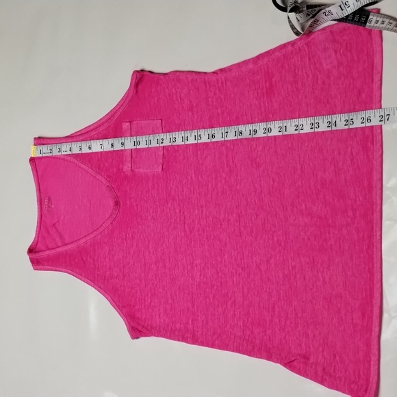 Athleta Pocket Front Burn Out Hot Pink Active Tank Top - Picture 11 of 15
